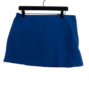 Land End Size 14 Swim Skirt Blue